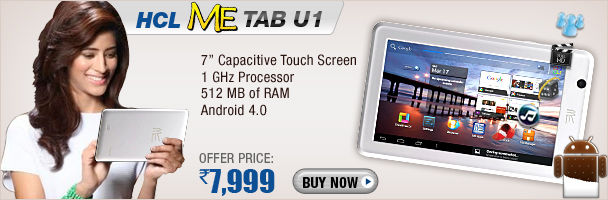 HCL Me Tab U1