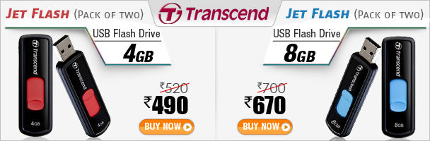 Transcend 4GB & 8GB
