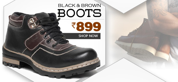 real red black & brown boots at Rs.649 shop now cod available