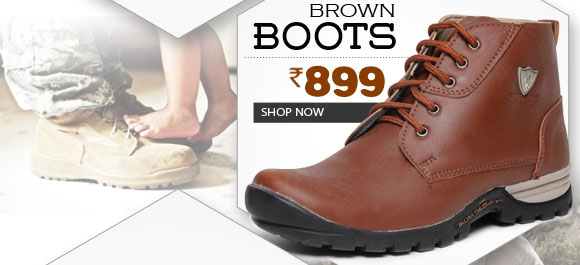 real red brown boots at Rs.899 shop now cod available