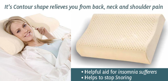 It's Contour shape allows for ergonomically correct sleeping posture