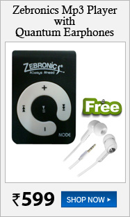 Zebronics MP3 player with earphone Rs.599 shop now cod available
